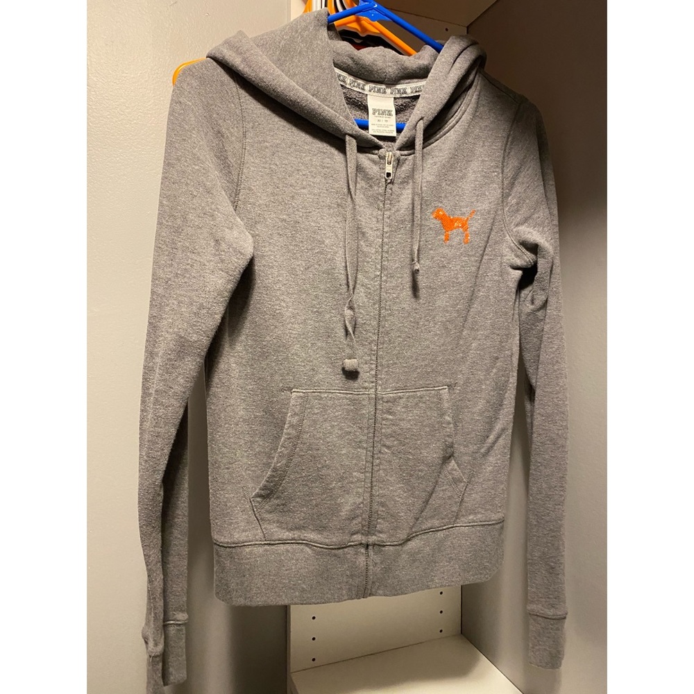 Victoria’s Secret Pink Sequin zip up hoodie